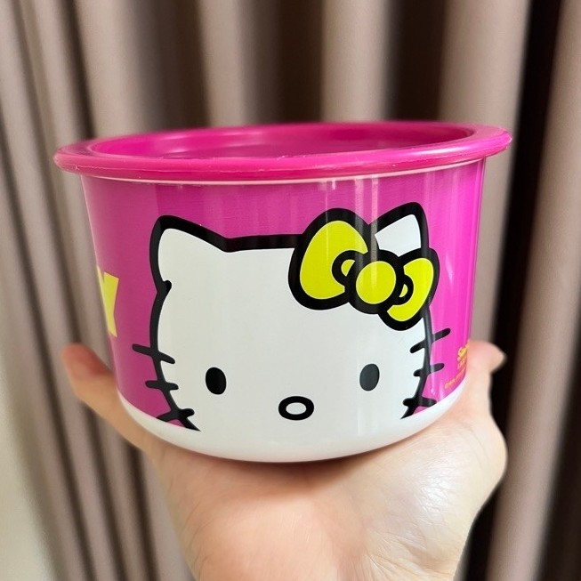 Canister TUPPERWARE HELLO KITTY Pink Sanrio Licence