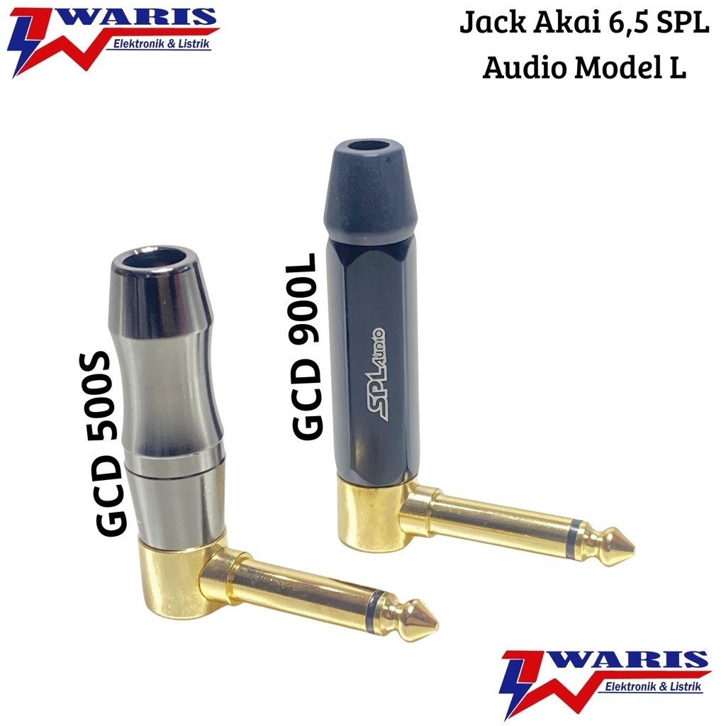 Jack Akai SPL Audio 6,5mm Mono L Shape Kuningan GCD 500S / GCD 900L