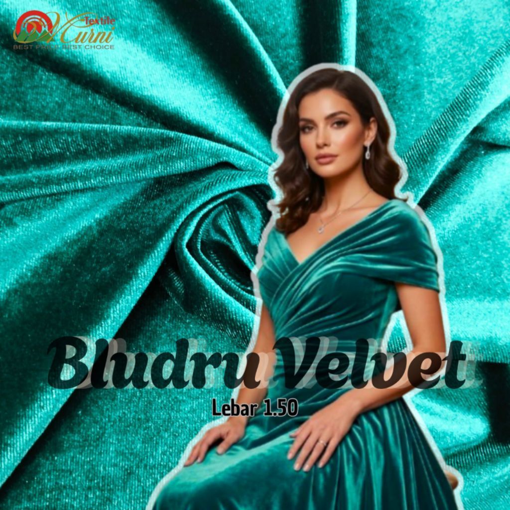 Murni Textile - Kain Bludru Velvet / Kain Kebaya / Kain Gaun / Kain Pesta / Kain Bridesmaid