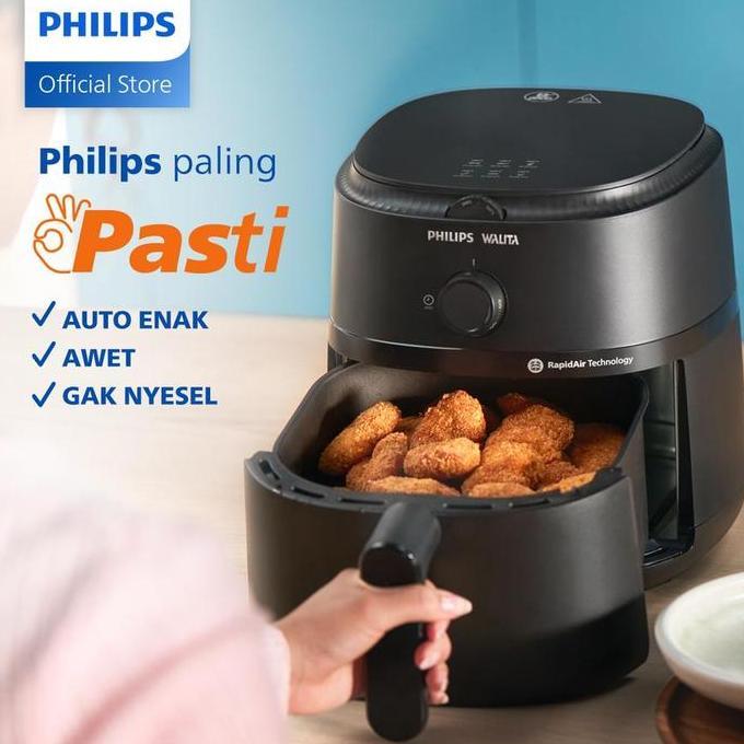 Promo - Philips Airfryer Na120/00 4.2 L Air Fryer Low Watt Philips Na 120 / 00 Air Fryer Philips Low