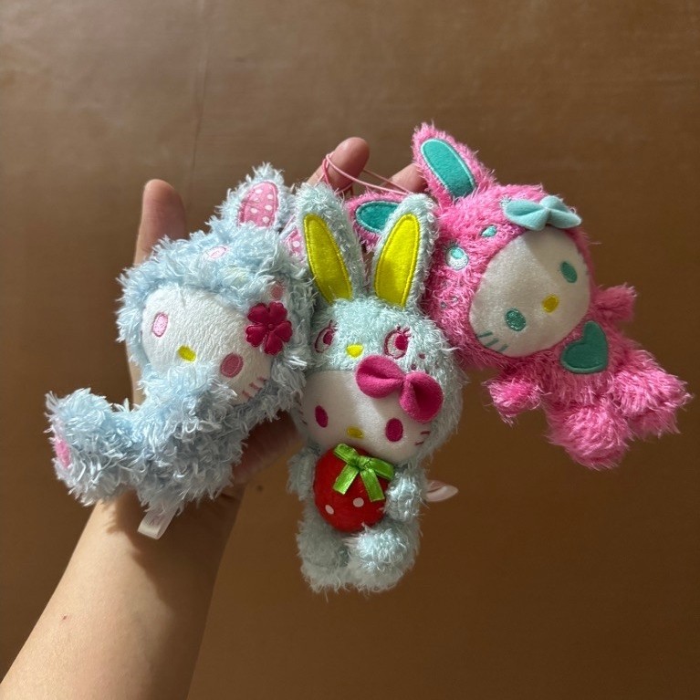 Boneka Karakter Hello Kitty Bunny Original / Boneka Sanrio karakter Hello kitty Bunny Collection / B