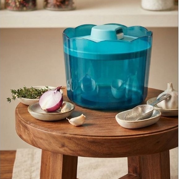 Tupperware Advance Counterpart 500ml Teal Blue - Toples Kristal advance counterpart tupperware new @