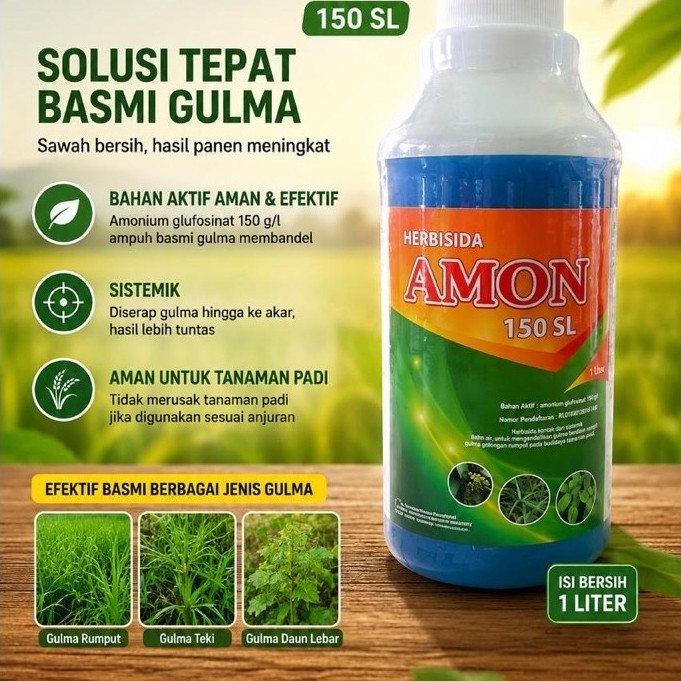 AMON HERBISIDA PENGENDALI RUMPUT BELULANG / LULANGAN