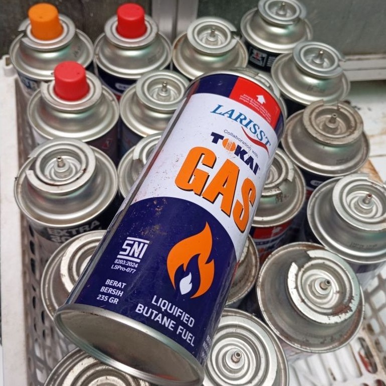 kaleng gas portable, kaleng kosongan