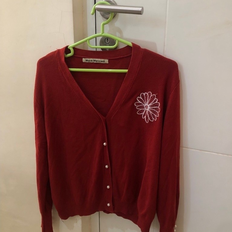 Preloved Cardigan wanita mardi mecredi