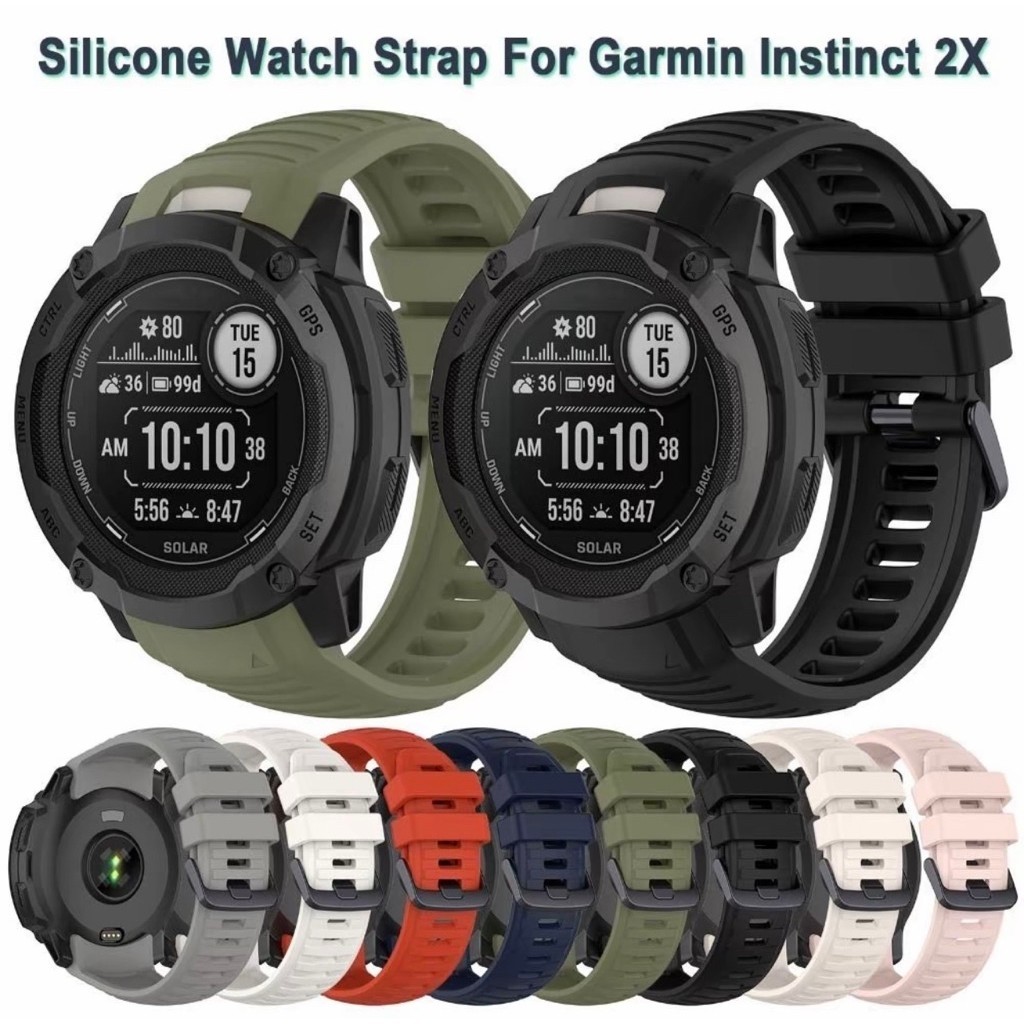 Strap Silicone / Tali Jam Garmin Instinct 2X