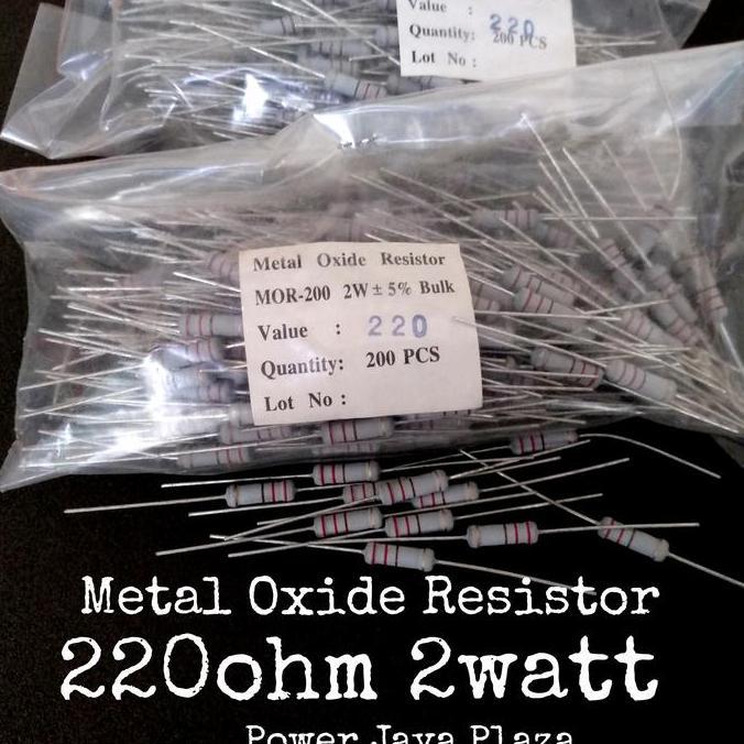 RESISTOR 220OHM 2WATT METAL OXIDE RESISTOR PJP79