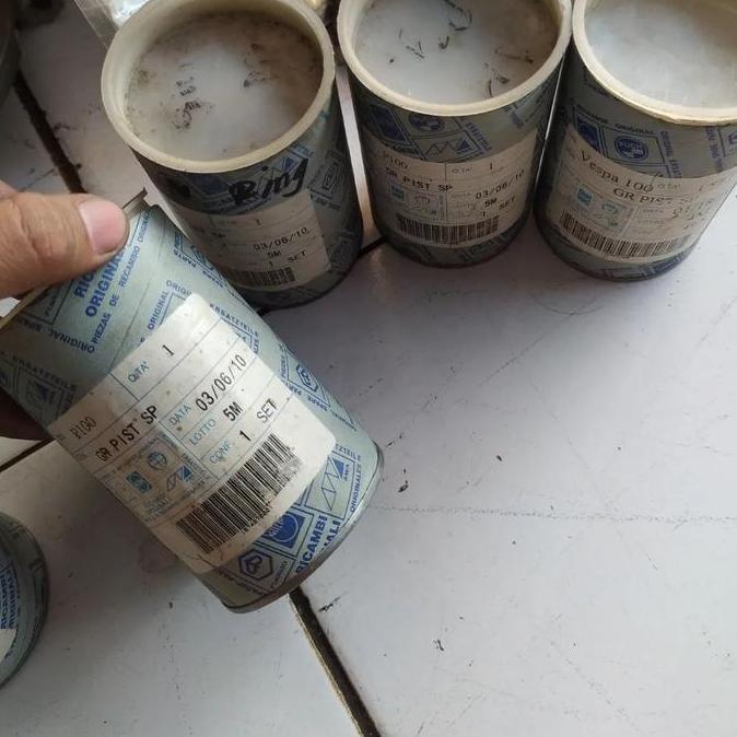 TERBARU - seher set tanpa ring seher Vespa PTS 100 ukuran 5 m/ 4m NOS Piaggio