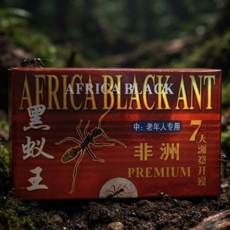 mainan semut hitam premium 15 original