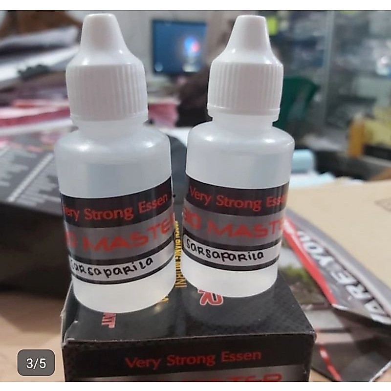 umpan essen biang murni biomaster 30cc atau 10ml botol kaca untu rasa tertentu