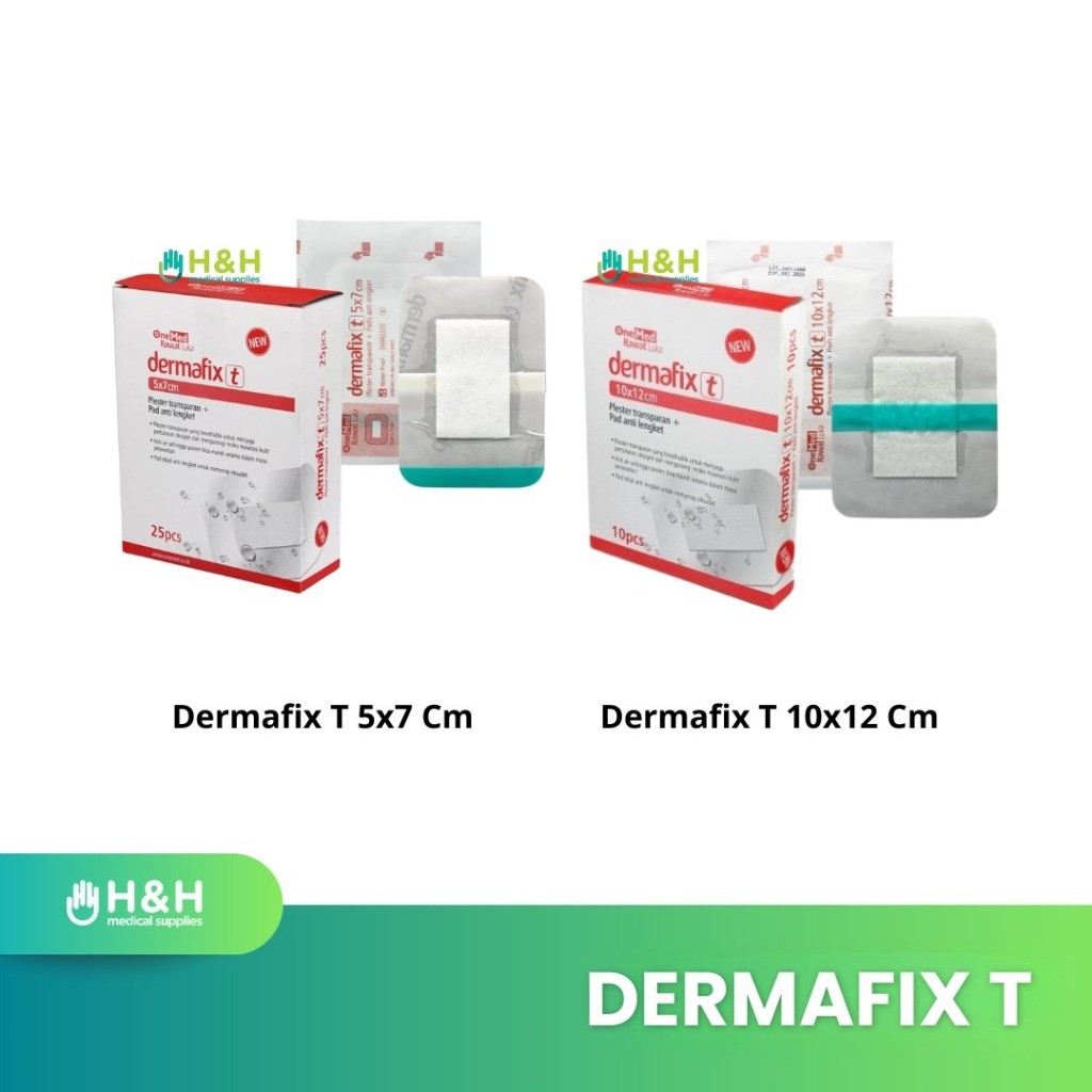 Dermafix T / Plester Luka Waterproof / Plester Luka Anti Air / Plester / Perban Luka / Handsaplast