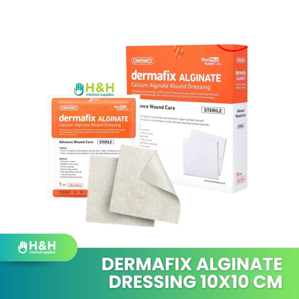 Dermafix Alginate Wound Dressing / Plester Luka Basah / Perban Luka