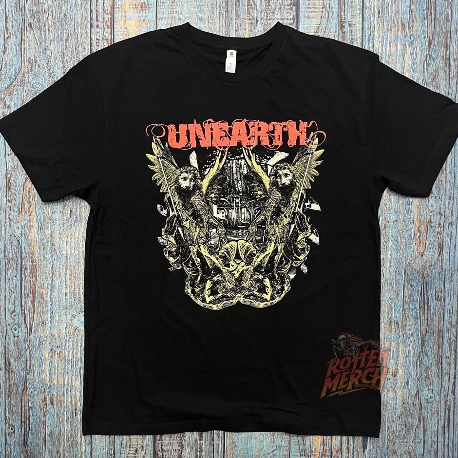 Kaos T-Shirt Band Unearth - 2023 Tour Official Merchandise