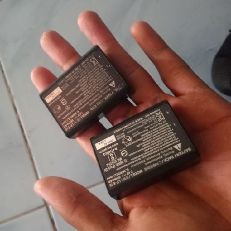 Batre Baterai Original Copotan Kamera Canon LP-E10 untuk Canon 1100d,1200d,1300,1500d,2000d,3000d,40
