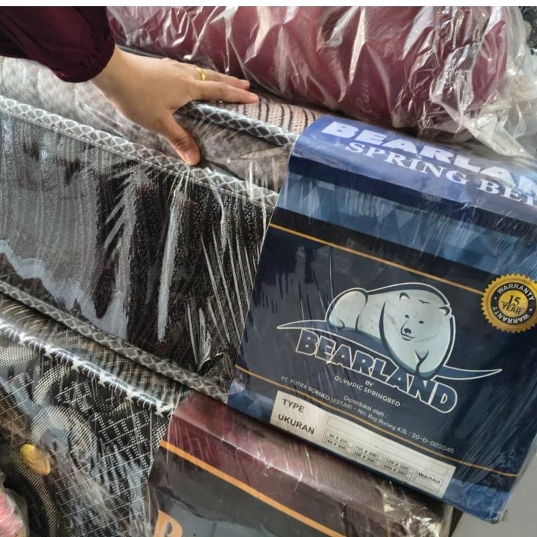 kasur springbed olympic bearland pillowtop lapis busa di atas