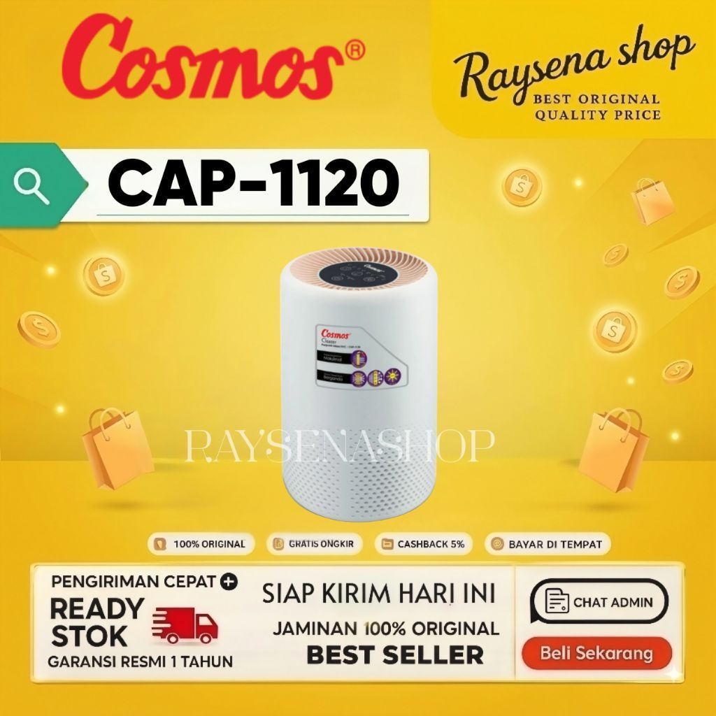 Air Purifier Cosmos CAP-1120 HEPA UVC Filter