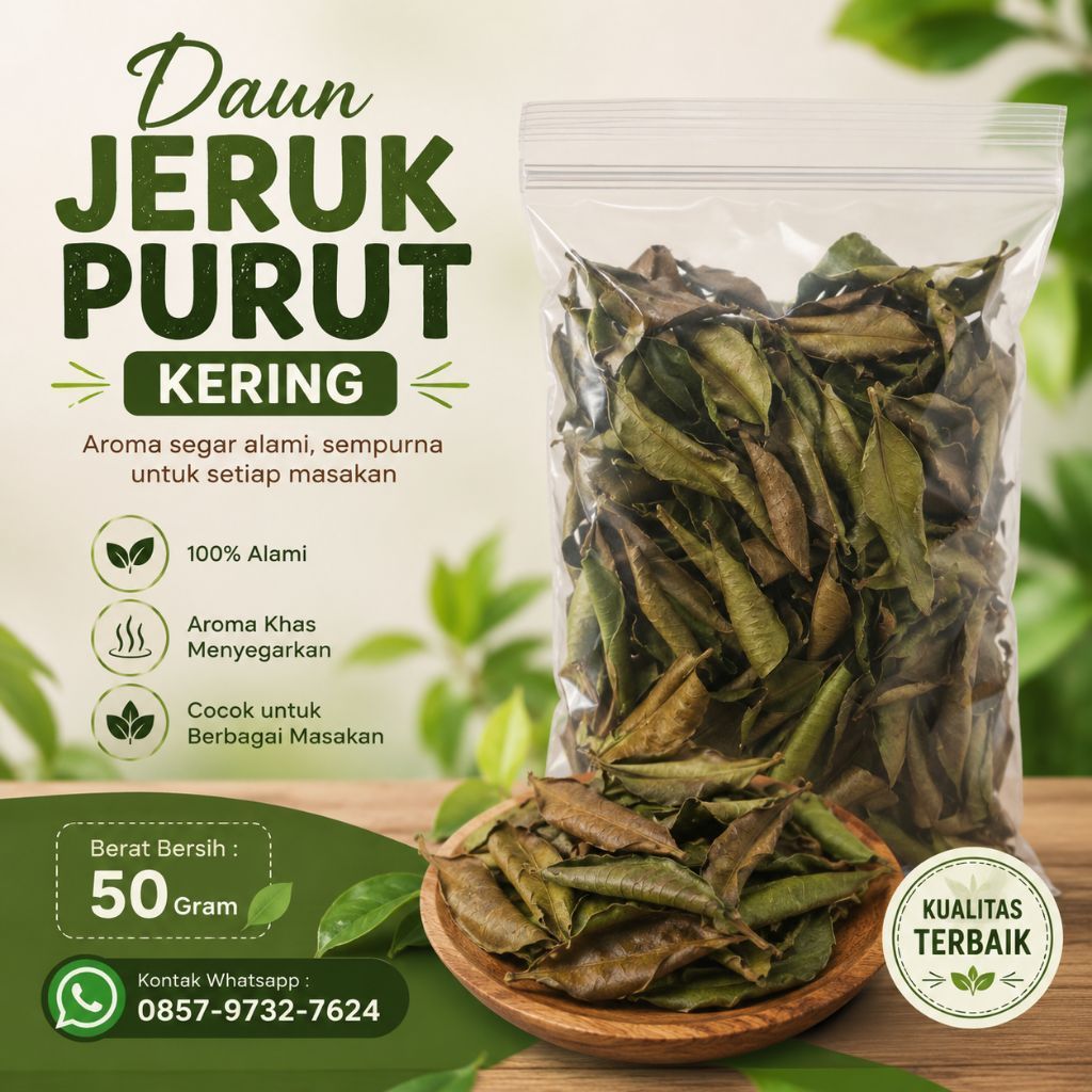 Daun Jeruk Purut Kering 50 gram