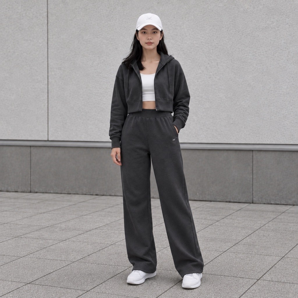 [Minnetica] STL Sunday Training Cutbray Pinggang Karet Wanita