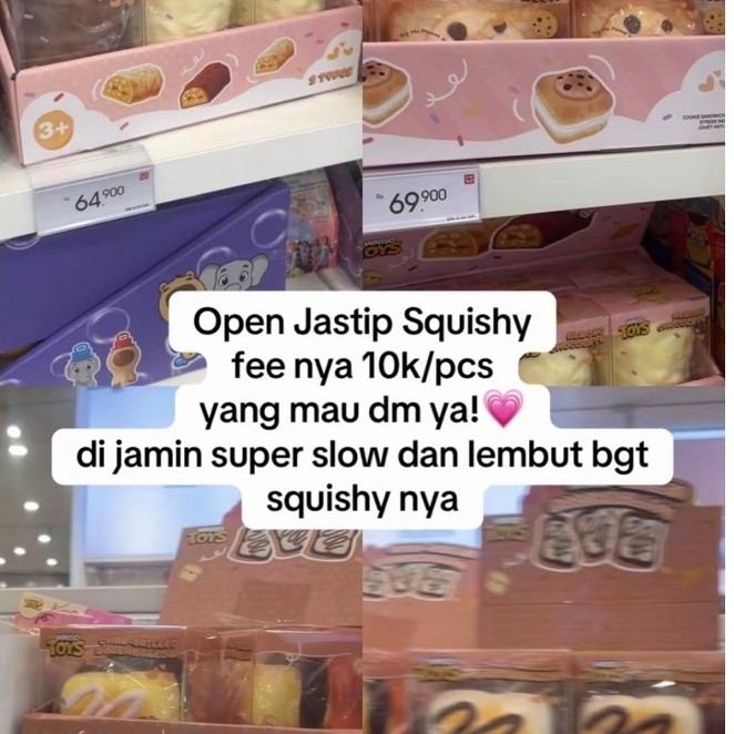 JASTIP SQUISHY MINISO // MAINAN SQUISHY