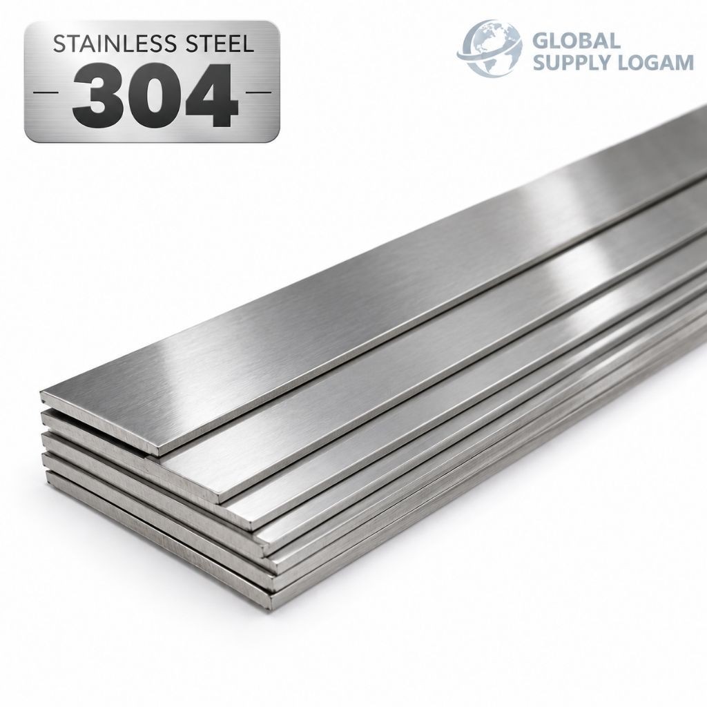PLAT STRIP STAINLESS 304 TEBAL 2MM X 20MM X 50CM | PLAT STRIP STAINLESS 304