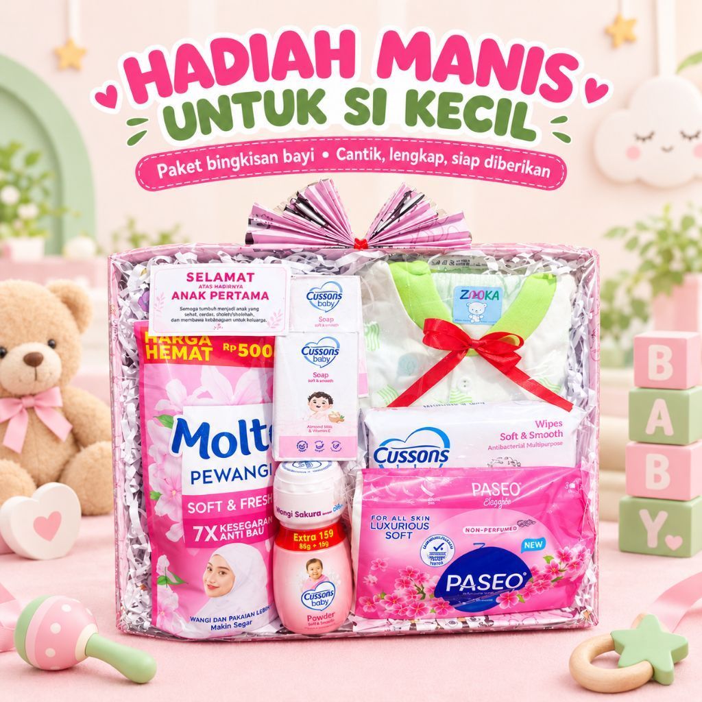 PARCEL BAYI PAKET SABUN BAYI MURAH HEMAT HADIAH TENGOK BAYI / Parcel Sabun Bayi