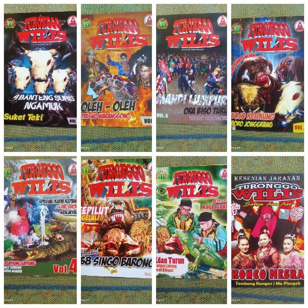 KASET VCD JARANAN 8 MACAM VOL 22 RANDOM