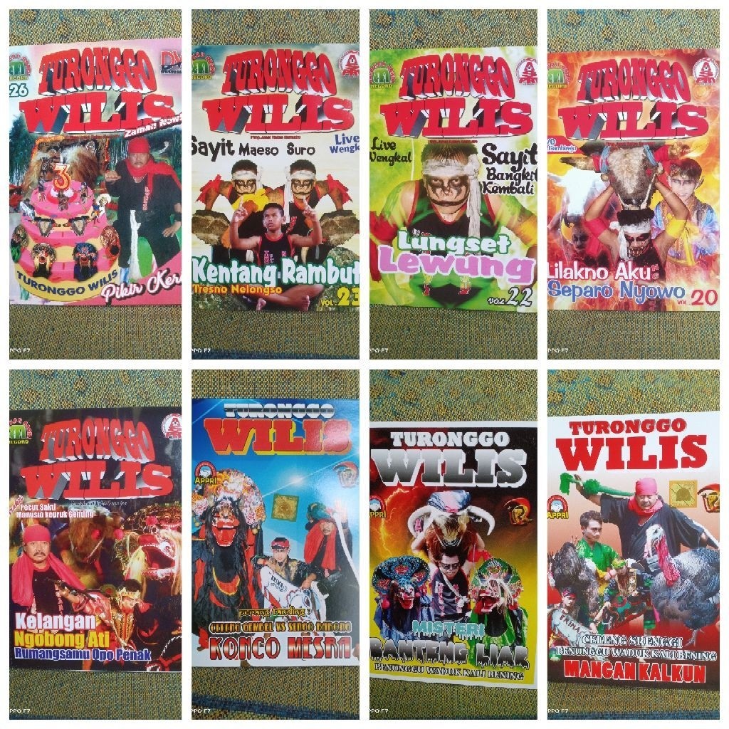 KASET VCD JARANAN 8 MACAM VOL 23 RANDOM