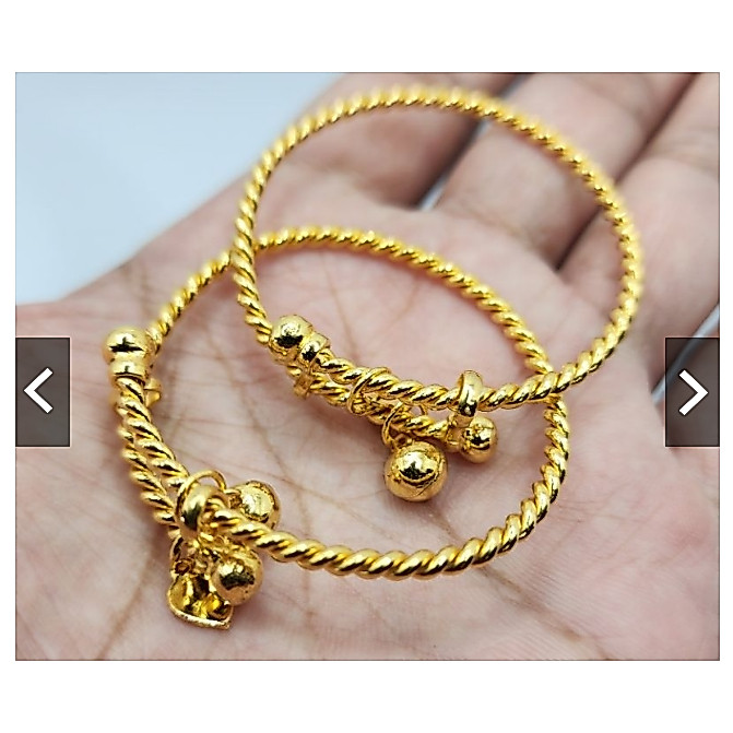Gelang Lilit Anak Lapis Emas Asli Isi 2