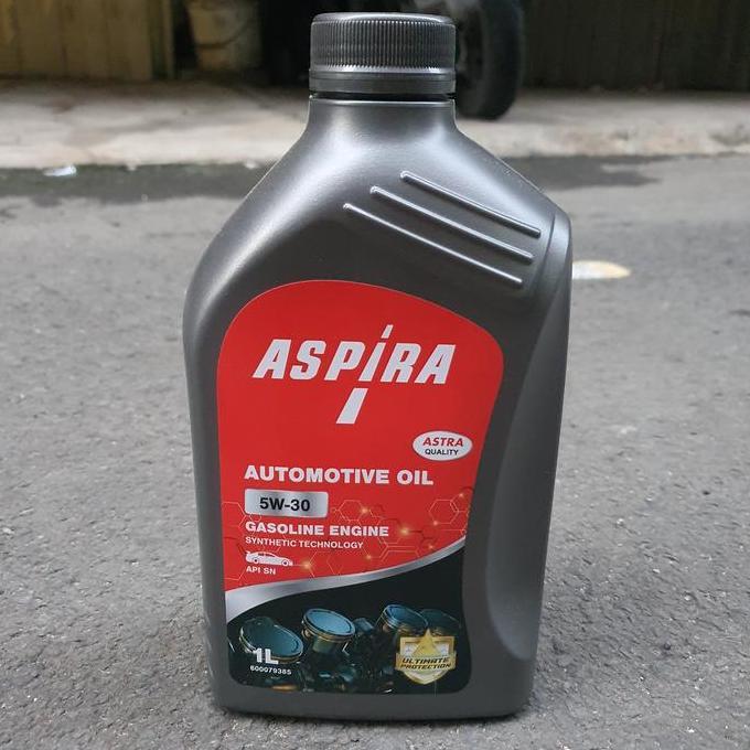 HYAHALAH Oli oil aspira astra 5w 30 5w30 5w-30 diproduksi Shell oli mesin mobil 1 liter