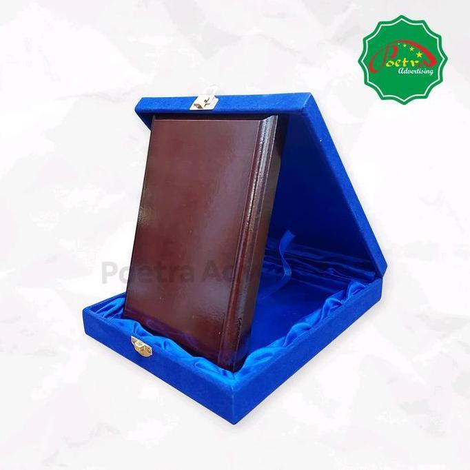 Prete - Plakat Kayu Polos Dan Box Premium Ukuran 12 Cm X 18 Cm