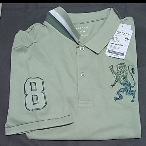 GIORDANO POLO LION 3D MEN'S NEW ORIGINAL LION  | JATIP | GIORDANO POLO LION 3D PRIA ORIGINAL
