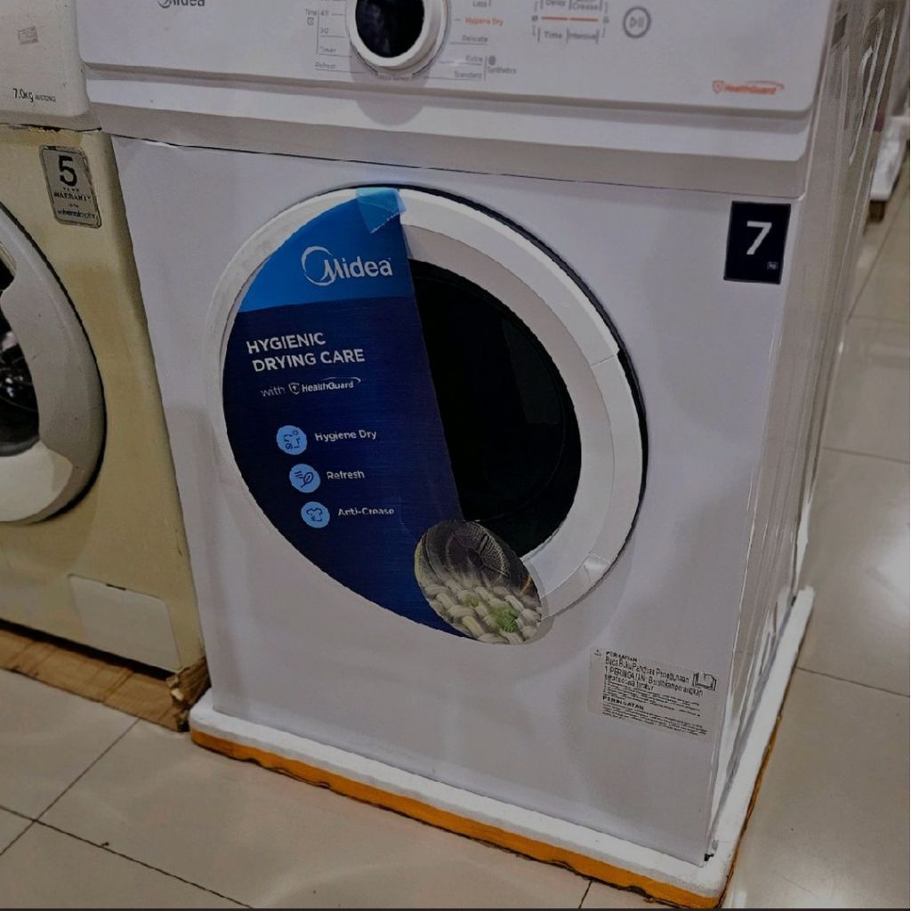 DRYER / MESIN PENGERING LAUNDRY MIDEA MD100A70 KAPASITAS 7KG