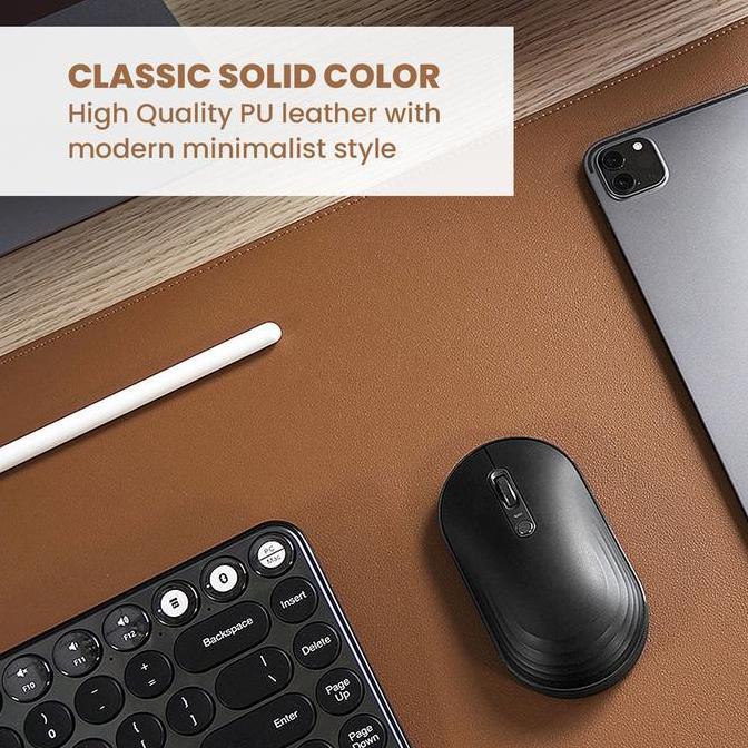 UNEED Premium Mousepad PU Leather Desk Pad Waterproof
