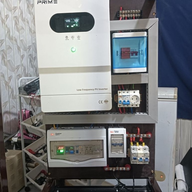 Paket PLTS Hybrid Offgrid 3000 Watt MPPT 60A 48V 100ah