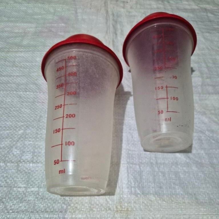 Quick Shake, Gelas kocok, Gelas Takar Tupperware Second