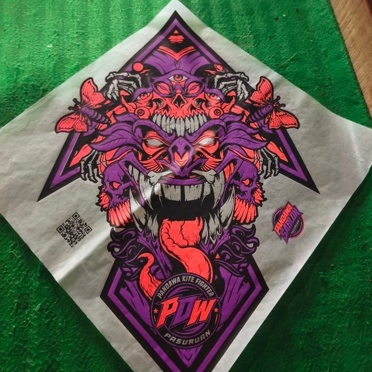 Kertas Layang-Layang 3 Warna Terbaru Bahan Minyak 18g premium