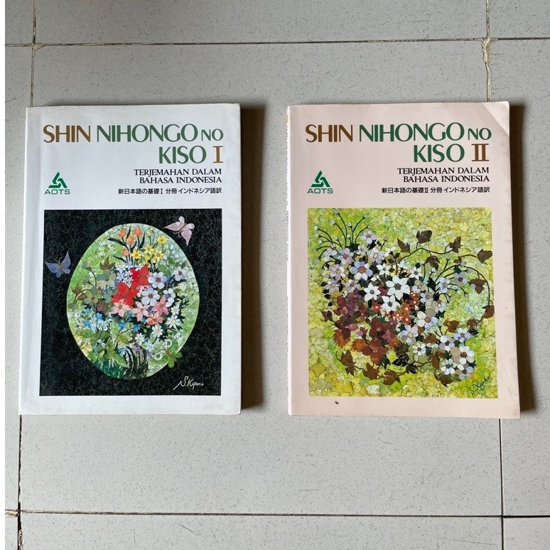 Buku Bahasa Jepang: Shin Nihongo no Kiso 1 & Shin Nihongo no Kiso 2 (Terjemahan Bahasa Indonesia)