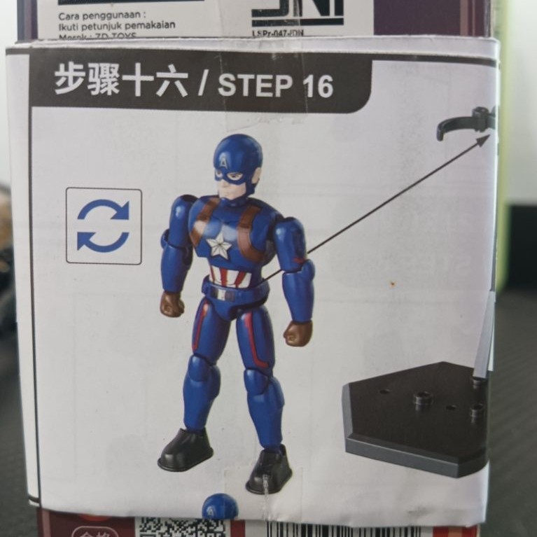 Captain America Karakter ZD Toys Model Kit