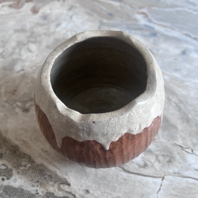 Herania Mug Bentuk Kelapa | Coconut Cup | Coconut Mug Aesthetic Handmade