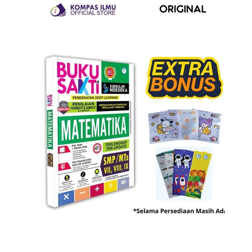 Buku Soal Matematika Smp Kurikulum Merdeka Buku Sakti Matematika Kelas 789 Smpmts Kompas Ilmu Buku J