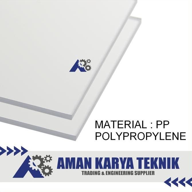 Promo Polypropylene / PP Lembaran ( PP Sheet ) 10 mm x 20 cm x 20 cm Diskon