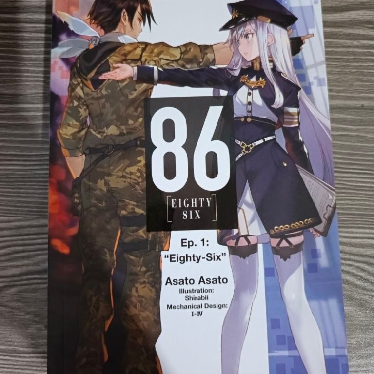 preloved light novel 86 Eighty-six volume 1 bahasa Indonesia