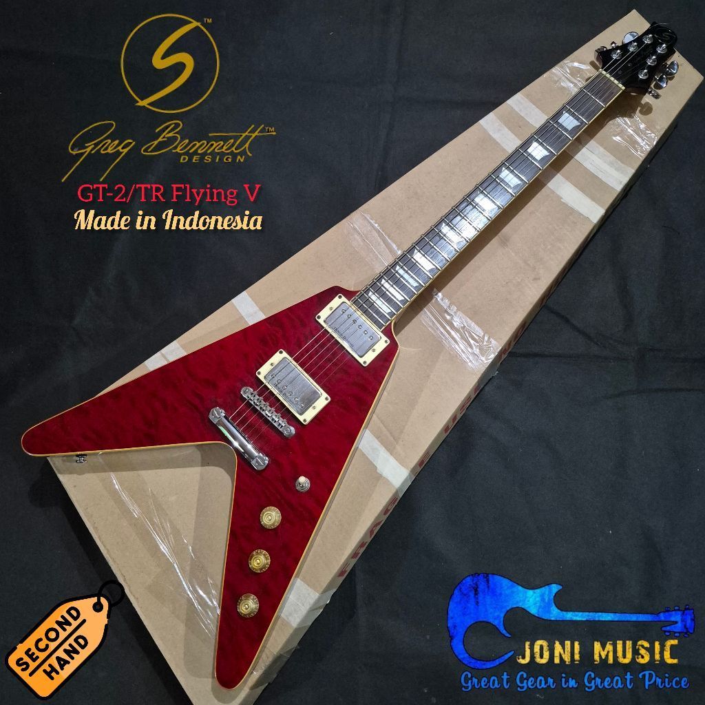 Gitar Samick Greg Bennet Original: Fast Back FB-02 Flying V GT-2