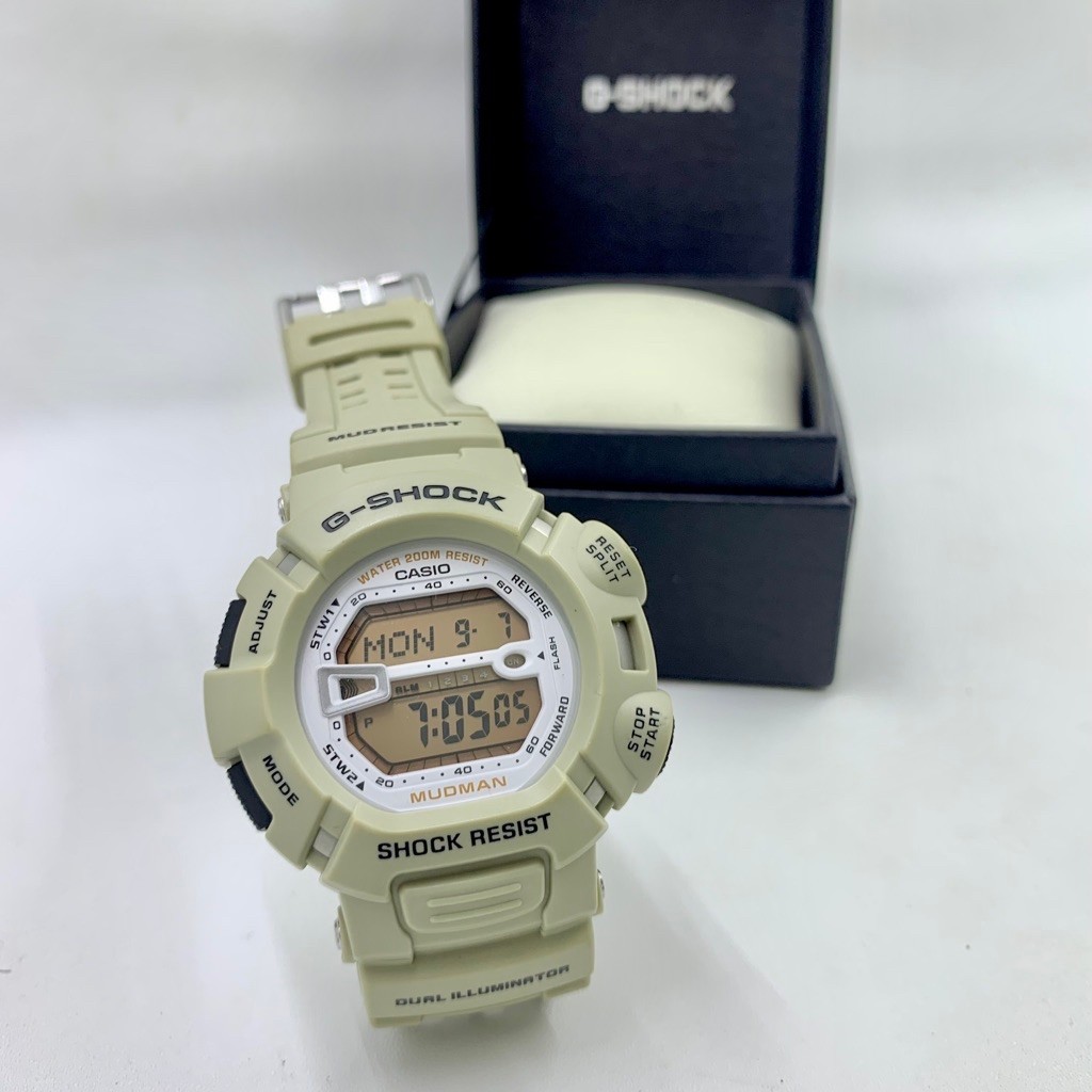 G-Shock Mudman Stormtrooper G-9000-8 8V 8VDR 8JF G9000 casio digital standard storm trooper off whit