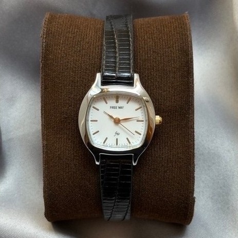 Jam Tangan Vintage Wanita Citizen Free Way Leather Ladies Vintage Watch