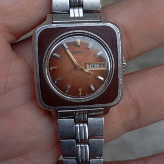 jam tangan seiko cewek automatic cal 2206 0680 second bekas original