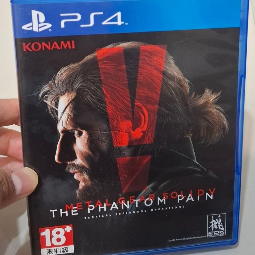 METAL GEAR SOLID 5 PHANTOM PAIN MGS 5 MGS V PS4 PS 4 DISC KASET BD REG 3