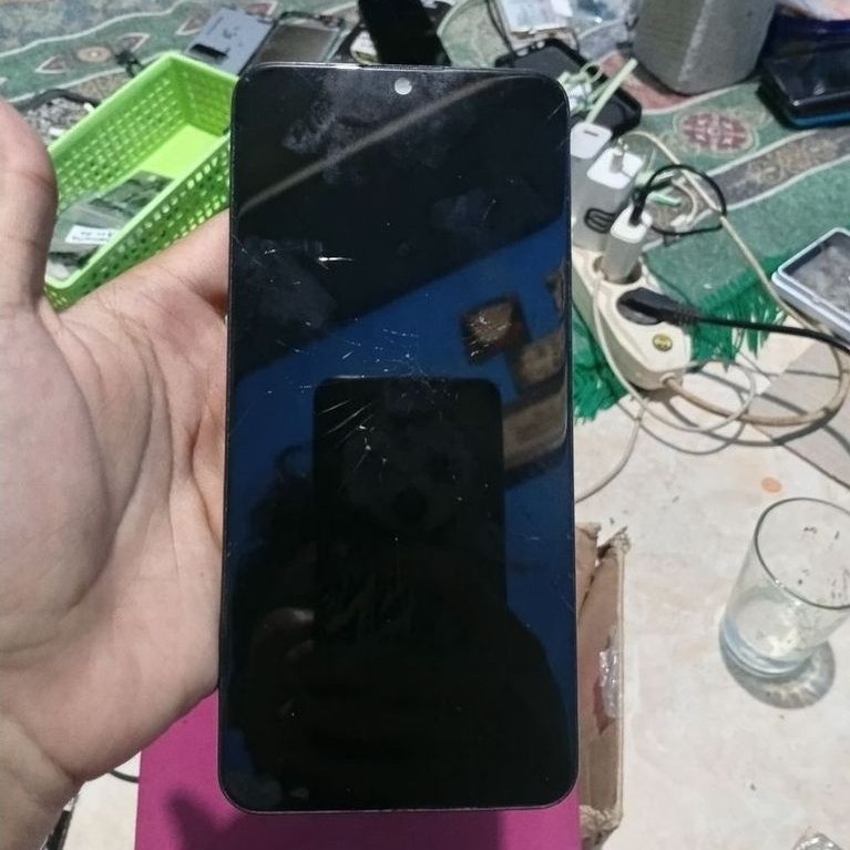 LCD TOUCHSCREEN+FRAME VIVO Y12 Y12I Y15 Y17 FUNGSI NORMAL MASIH LAYAK PAKAI SENTUHAN NORMAL MINUS RE