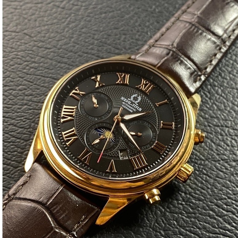 Jam Tangan Pria Solvil Et Titus Automatic Triple Date Moon&Sun