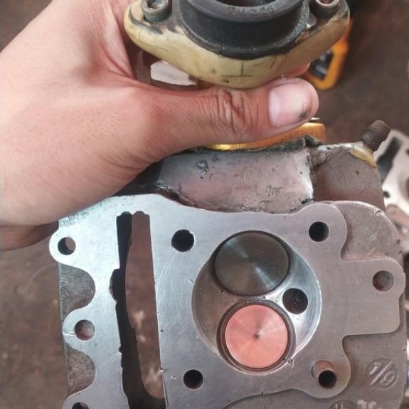 blok cylinder head beat karbu porting klep 24/28